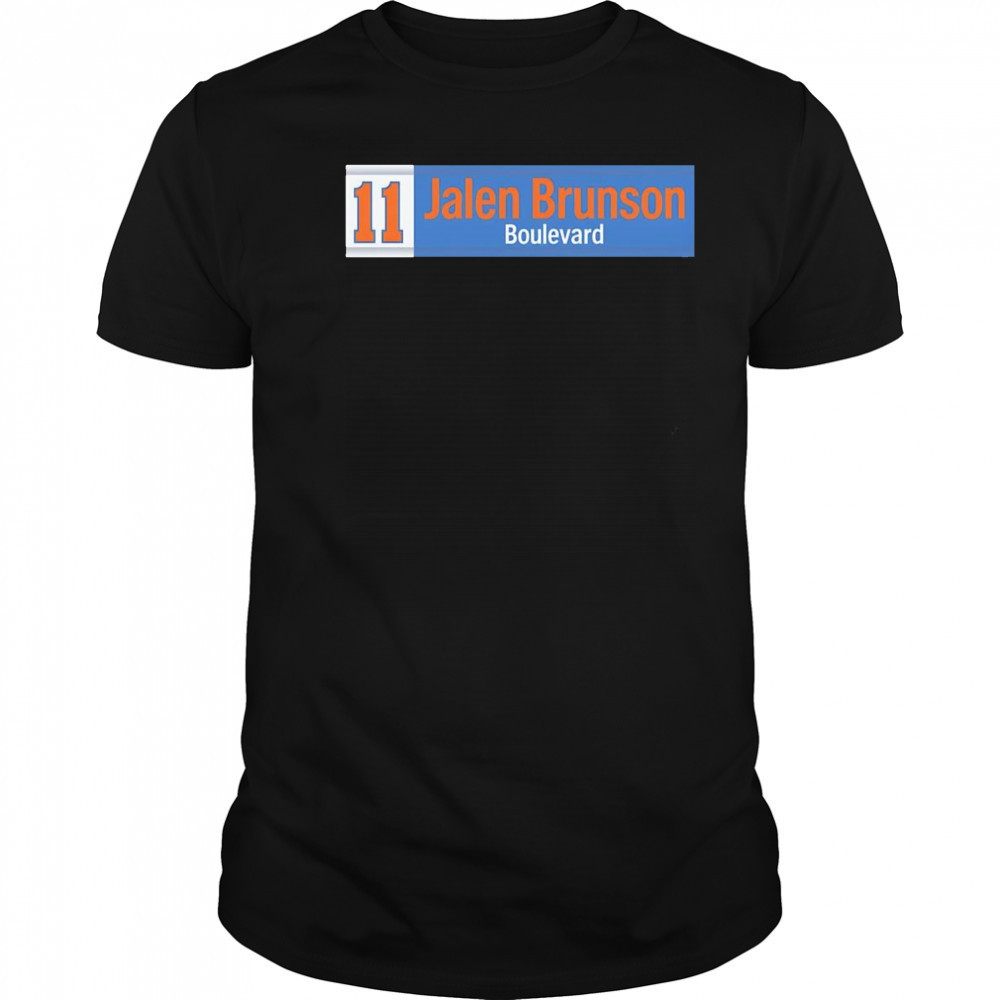 Jalen Brunson BLVD shirt