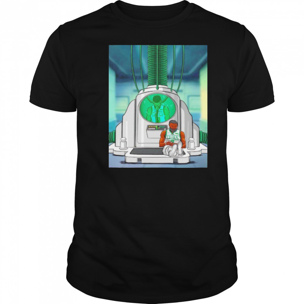 Jaylen Brown healing up Boston Celtics shirt
