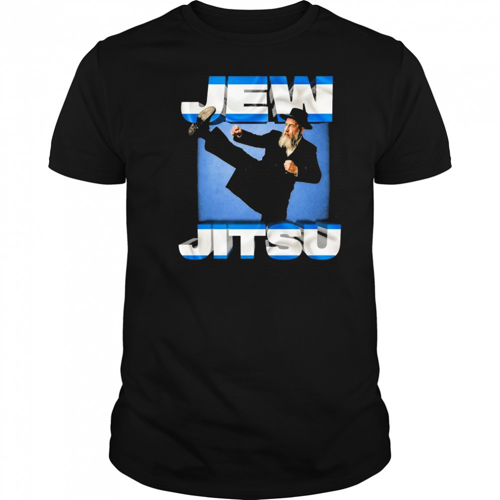 Jew Jitsu Israel Flag T-shirt