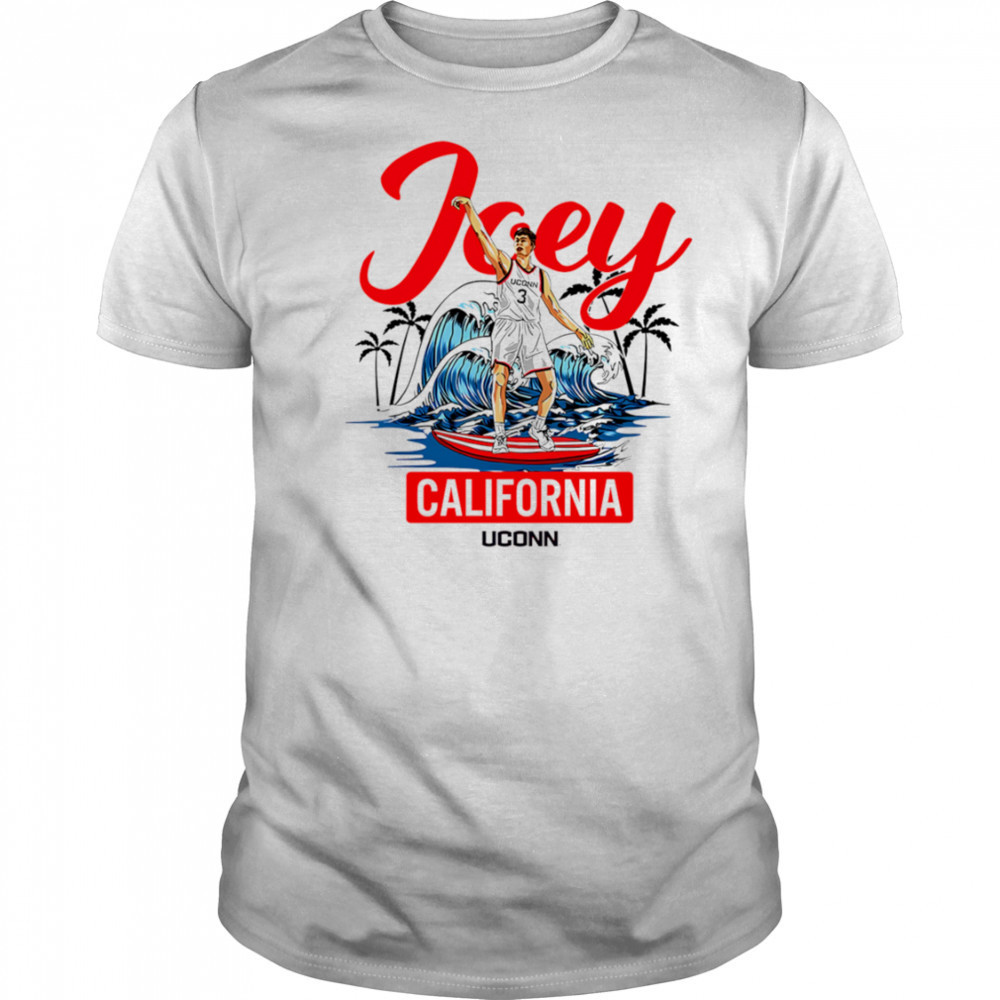 Joey California Uconn shirt