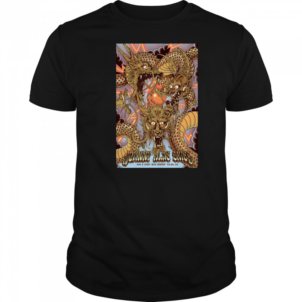 Johnny Blue Skies BOK Center Tulsa OK May 2 2025 Concert t-shirt