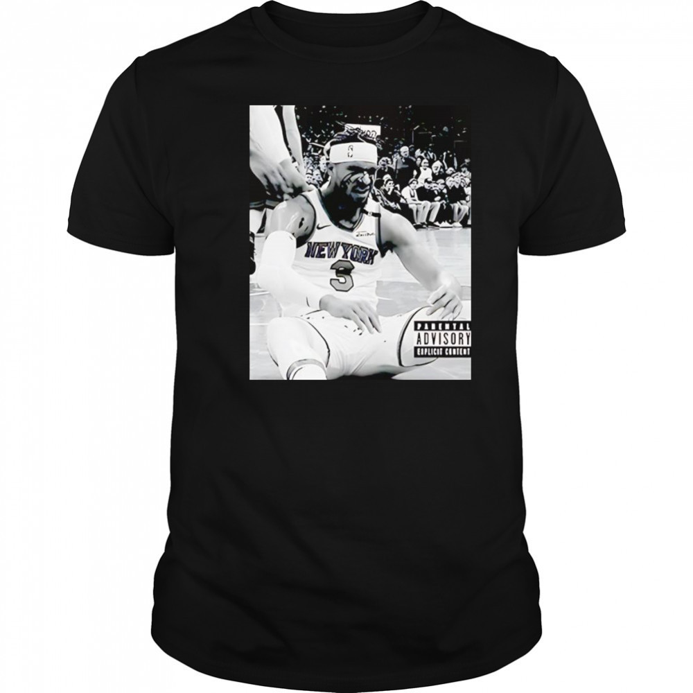 Josh Hart bloodied in face shirt