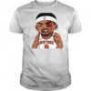 Josh Hart Knicks left bloodied after taking elbow to the face Celtics chibi shirt