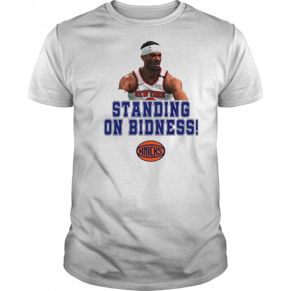 Josh Hart Standing On Bidness New York Knicks shirt