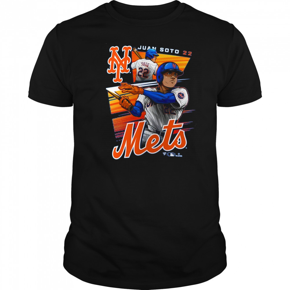 Juan Soto 22 New York Mets MLB Anime Player t-shirt