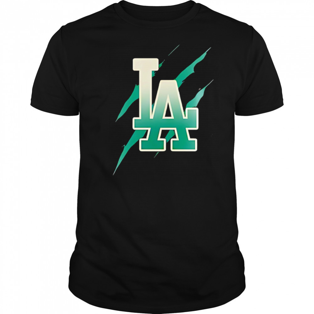 Jurassic World Rebirth Los Angeles Dodgers logo shirt