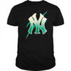 Jurassic World Rebirth New York Yankees logo shirt