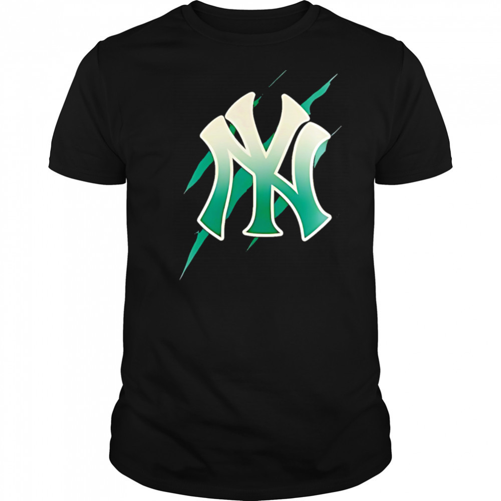 Jurassic World Rebirth New York Yankees logo shirt