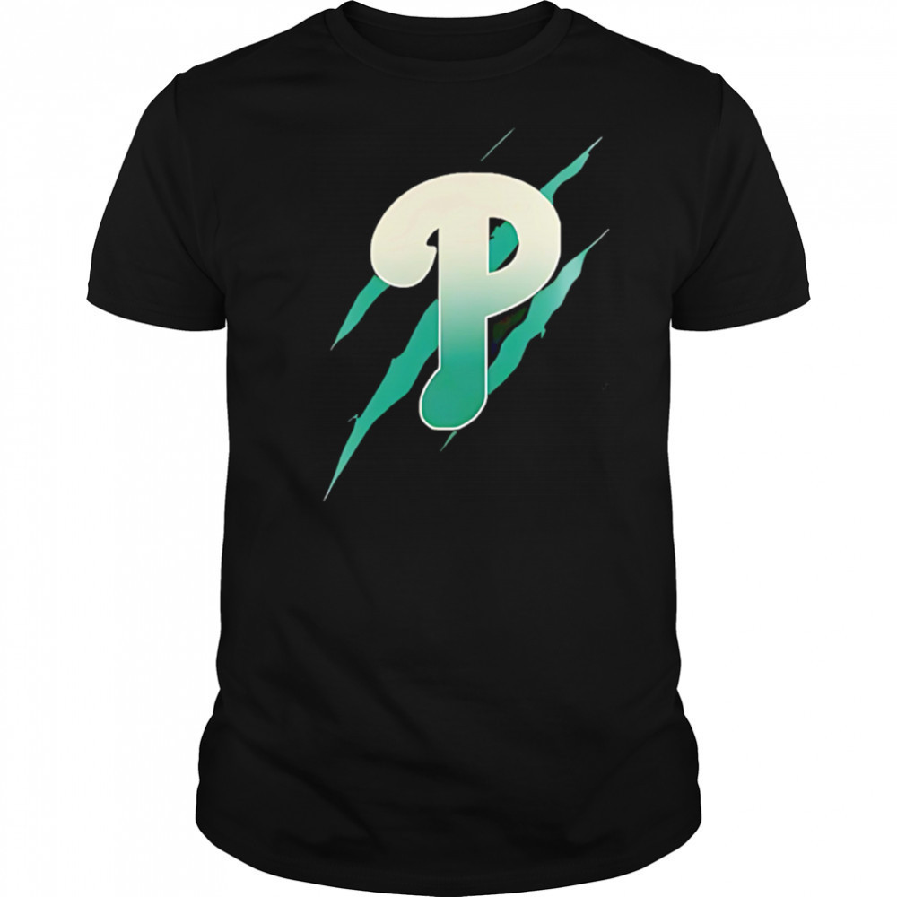 Jurassic World Rebirth Philadelphia Phillies logo shirt