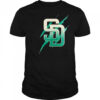 Jurassic World Rebirth San Diego Padres logo shirt