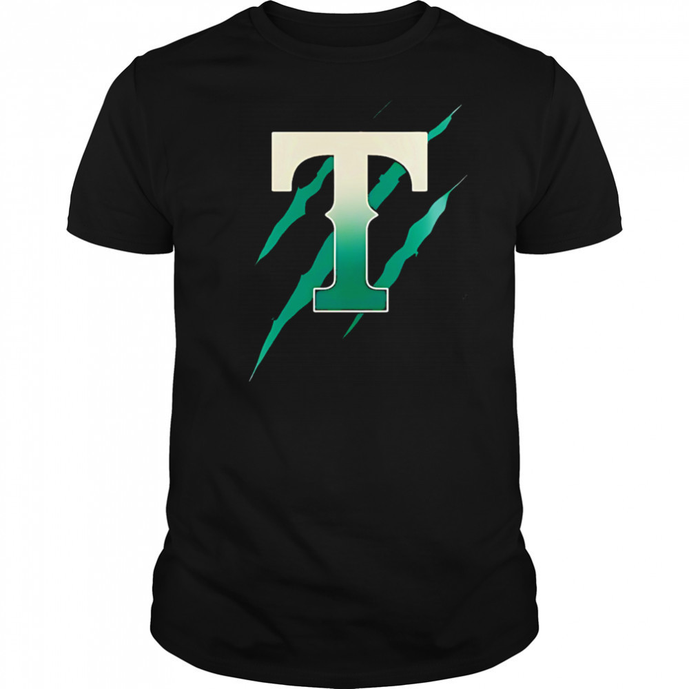 Jurassic World Rebirth Texas Rangers logo shirt