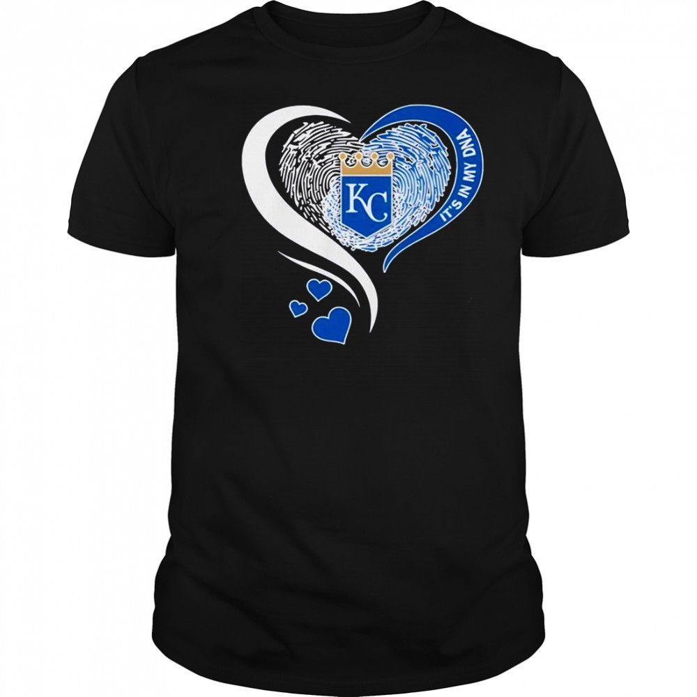 Kansas City Royals It’s In My DNA Heart T-Shirt