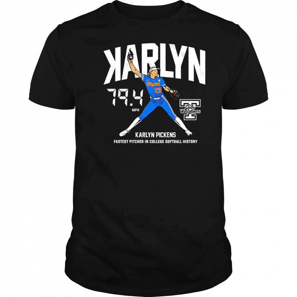 Karlyn Pickens fastest pitcher in College softball history shirt