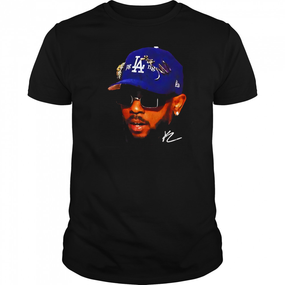 Kendrick Lamar Big head hat LA shirt