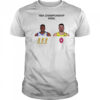Kevon Looney Warriors x Luka Doncic Lakers NBA Championship wins trophy or donuts cake shirt