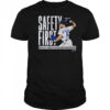 Kike Hernandez Safety First Pitching Helmet Los Angeles Dodgers MLB Baseball 2025 t-shirt