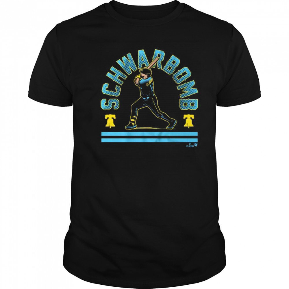 Kyle Schwarber Schwarbomb Philly City Edition Philadelphia Phillies t-shirt