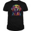 Labrador Retriever Dog Colorful Face Dog Lover Men Women shirt