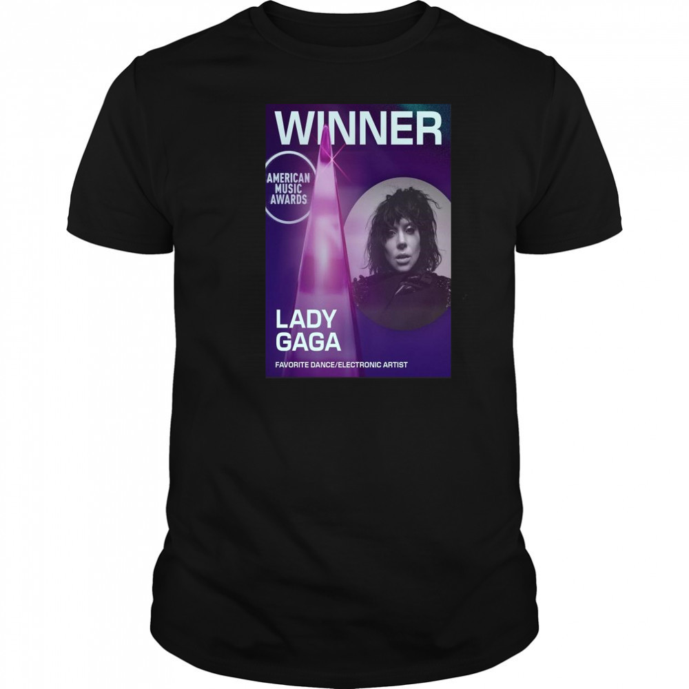 Lady Gaga AMAs 2025 Winner Favorite Dance Electronic Artist Shirt