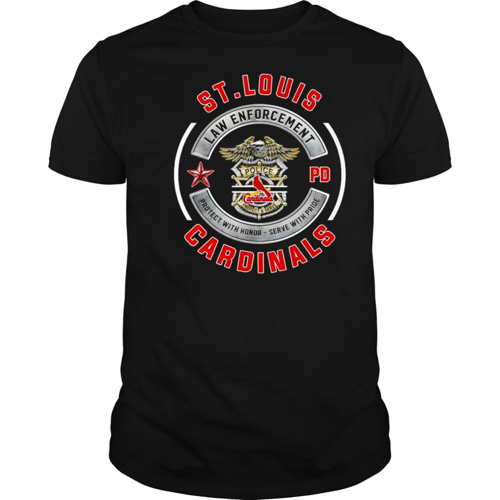 Law Enforcement PD St Louis Cardinals shirt