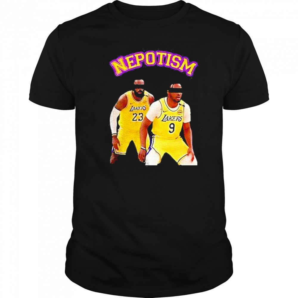 Lebron James And Bronny James Los Angeles Lakers Nba Basketball Nepotism Shirt