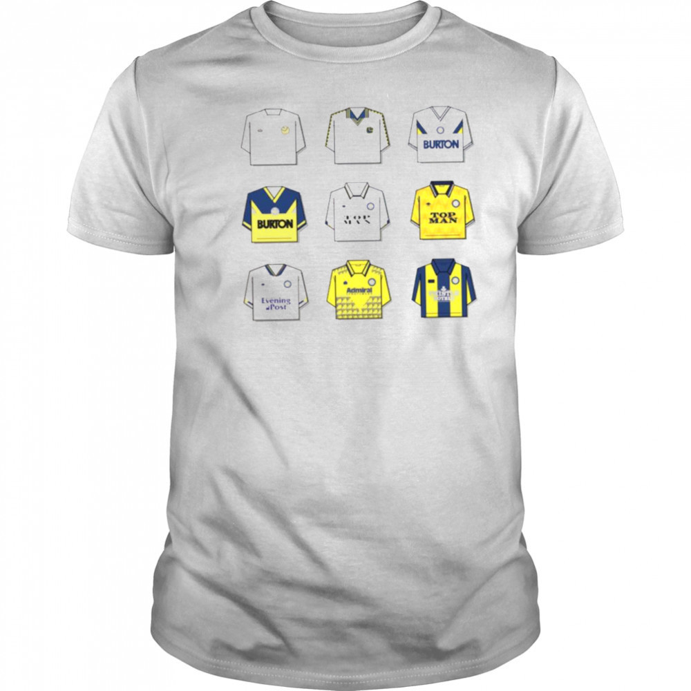 Leeds United FC tee history T shirt