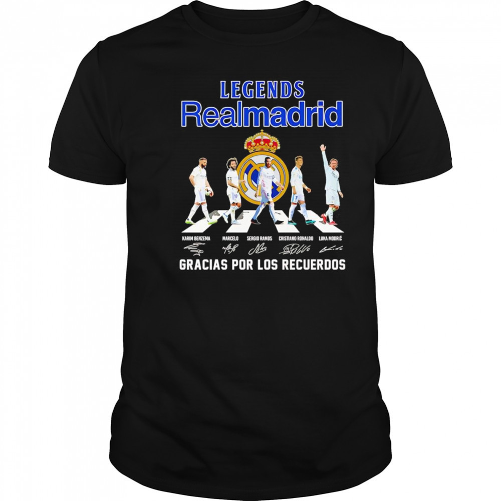 Legends Realmadrid gracias por los recuerdos shirt