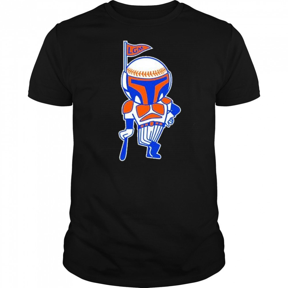 LGM The Mandalorian New York Mets Star Wars shirt