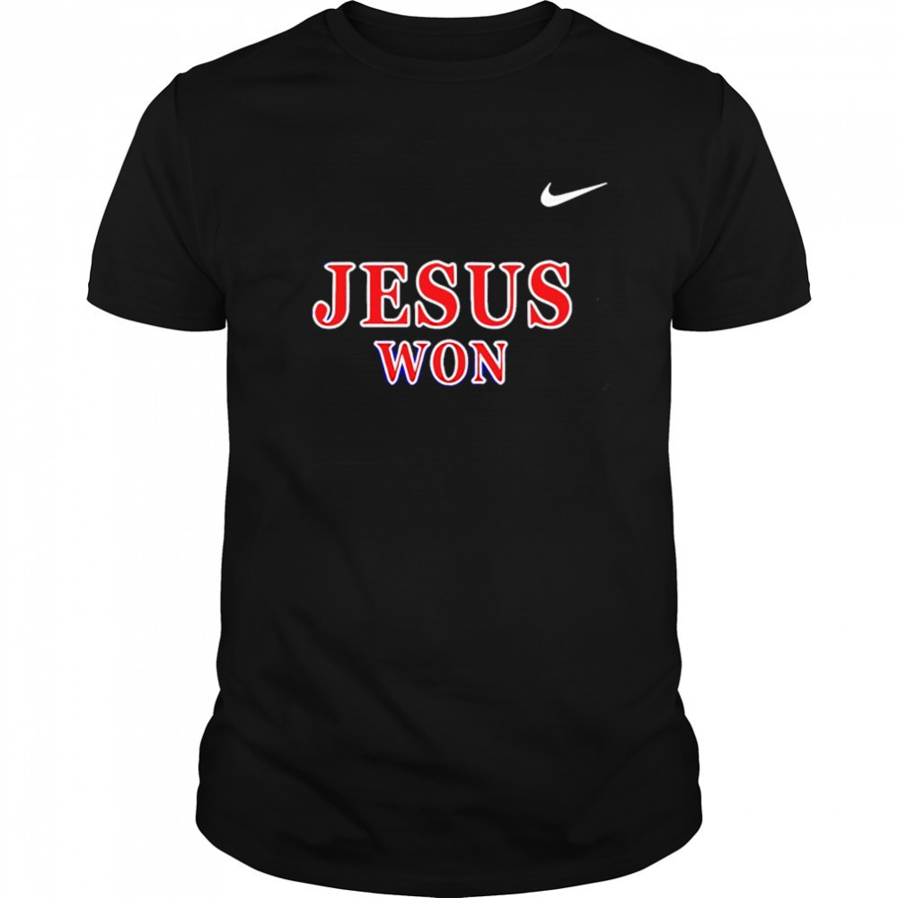 Liberty Softball Jesus Won Shirt