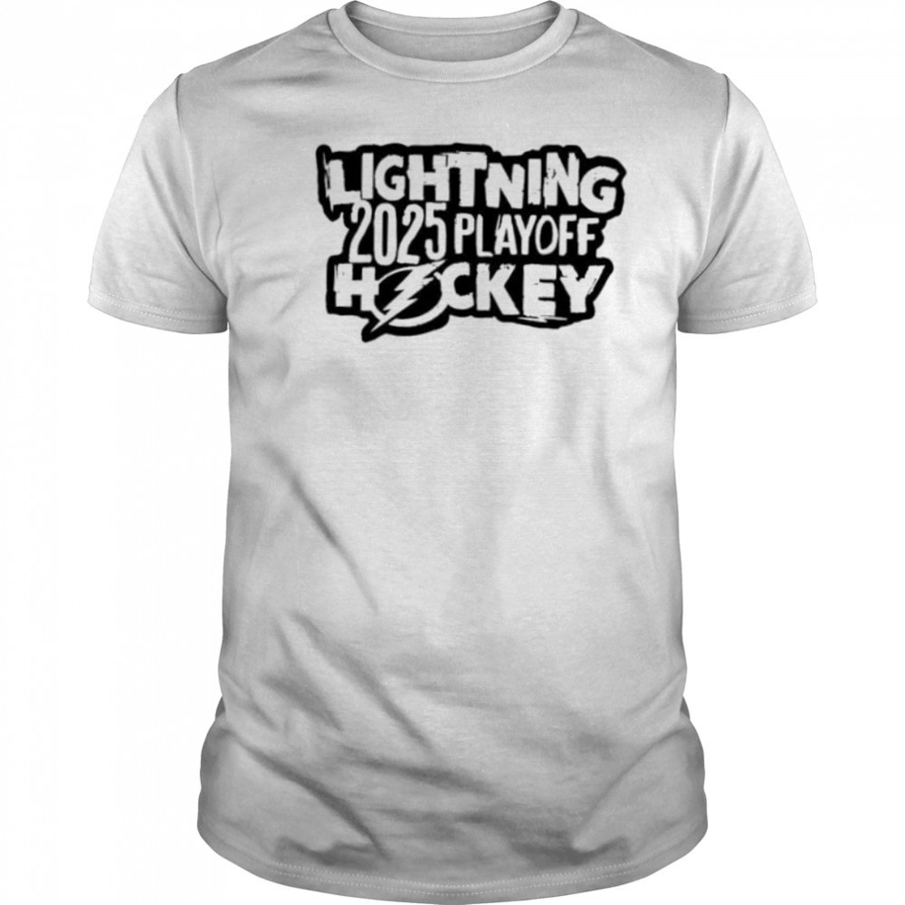 Lightning playoffs hockey 2025 Tampa Bay Lightning shirt