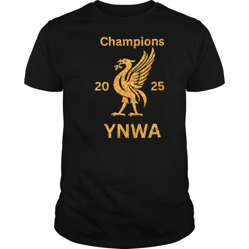 Liverpool Champions 2025 YNWA retro shirt