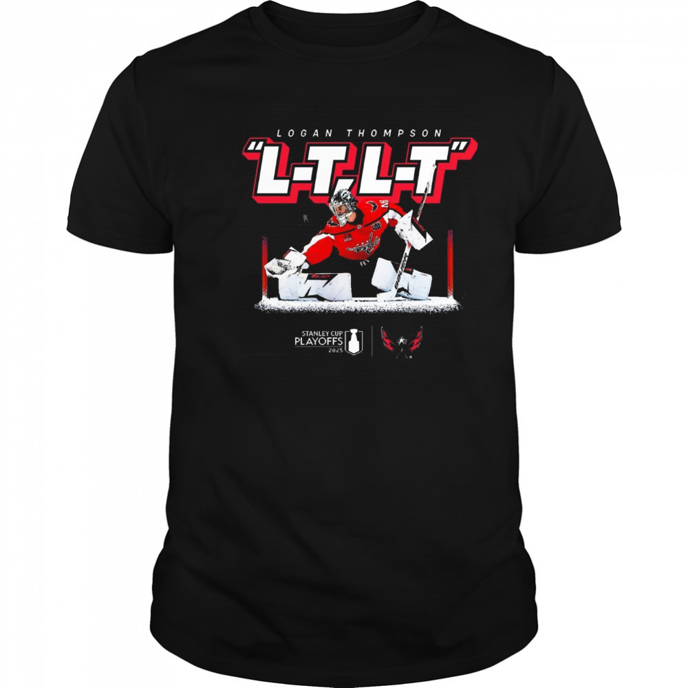 Logan Thompson Washington Capitals Hockey 2025 Stanley Cup Playoffs L-T L-T Micro Moment t-shirt