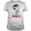 Los Angeles Angels Snoopy Baseball funny cartoon shirt