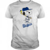 Los Angeles Dodgers Snoopy Baseball funny cartoon shirt