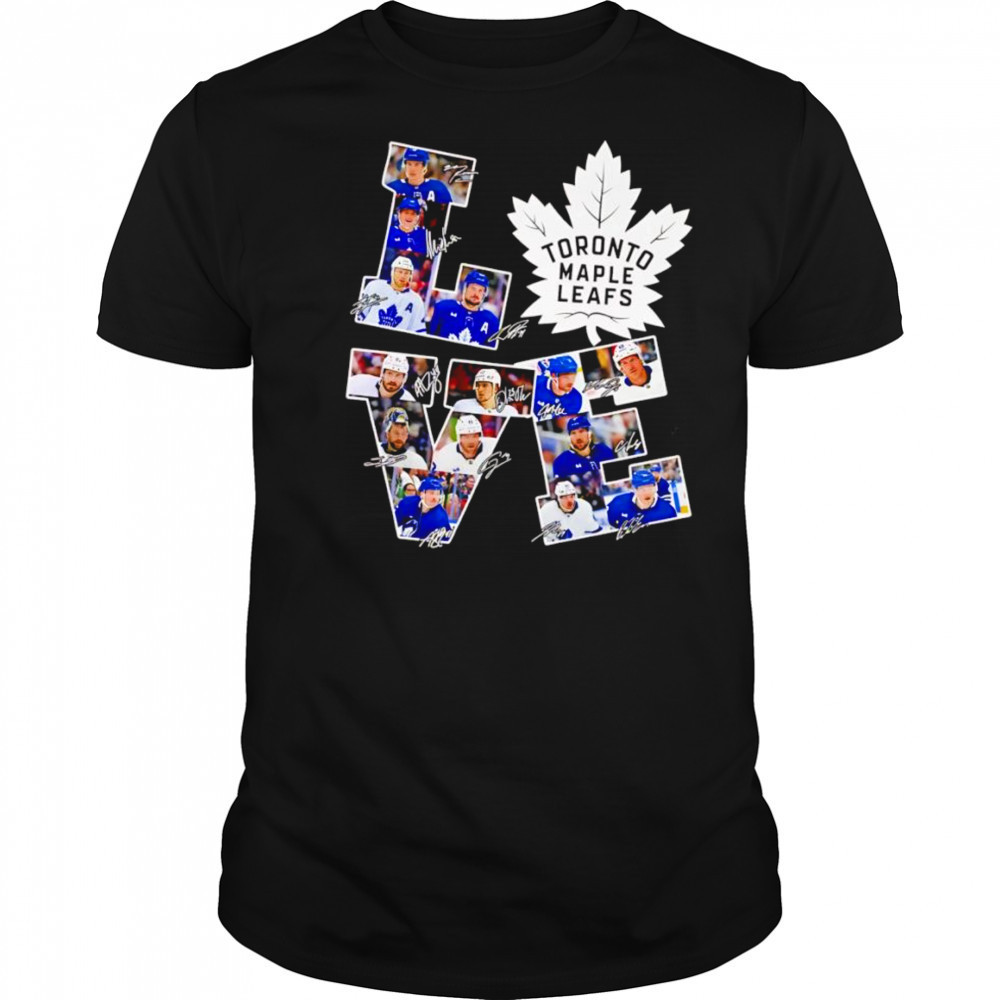 Love Toronto Maple Leafs signature shirt