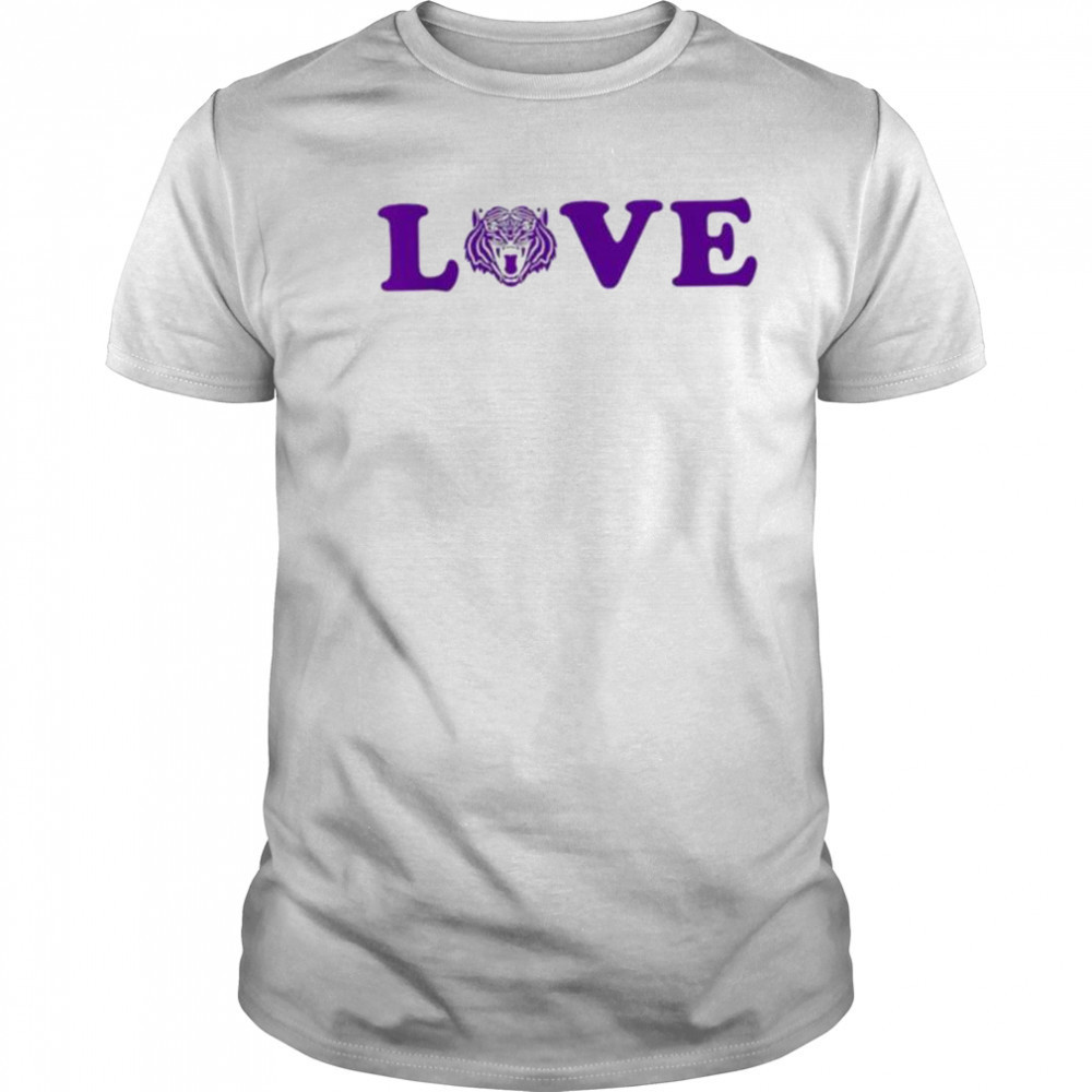 LSU Tigers love purple shirt