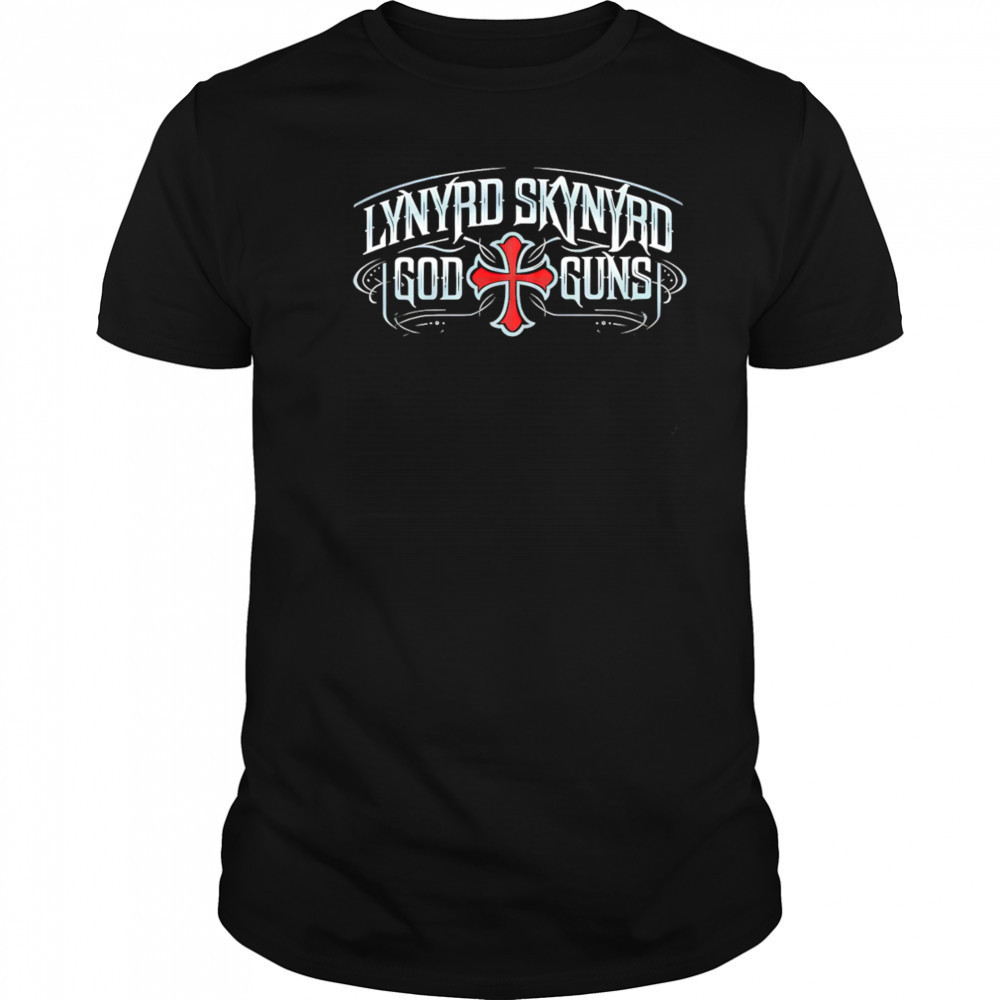 Lynyrd Skynyrd god guns shirt