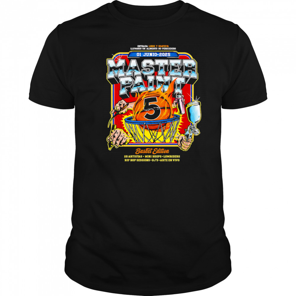 Master Paint 5 Basket Edition 2025 Indiana Pacers shirt