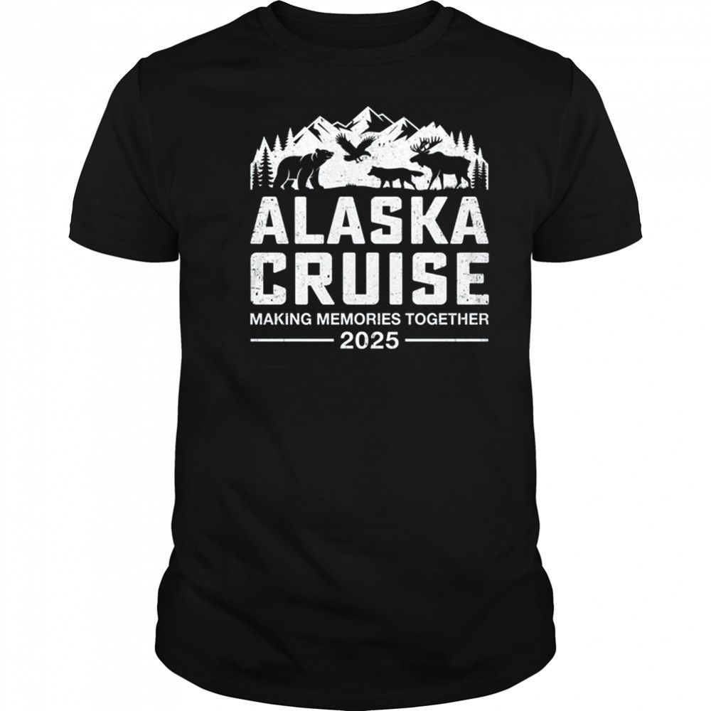 Matching Alaskan Family And Friends Group Alaska Cruise 2025 shirt