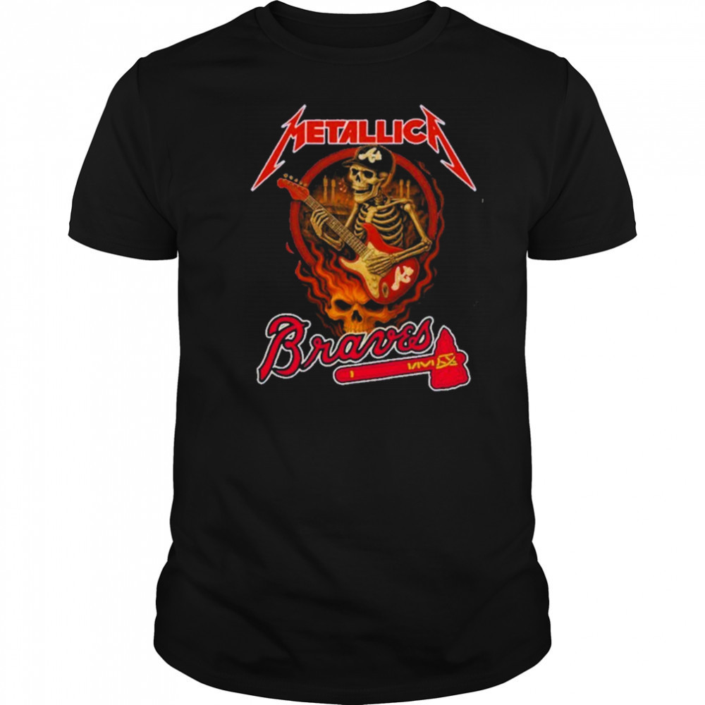 Metallica Braves Unique Gifts For Baseball Fans Shirt