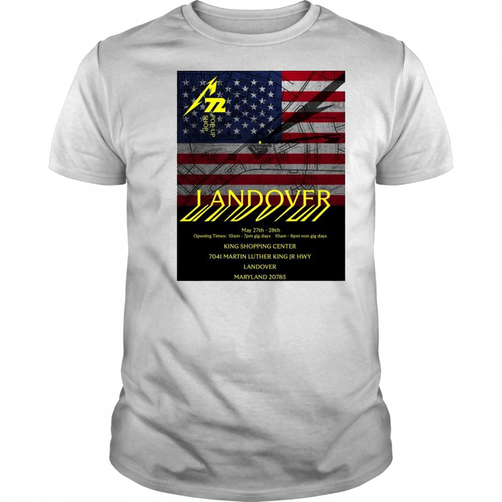 Metallica M72 Landover May 27-28 2025 Maryland t-shirt