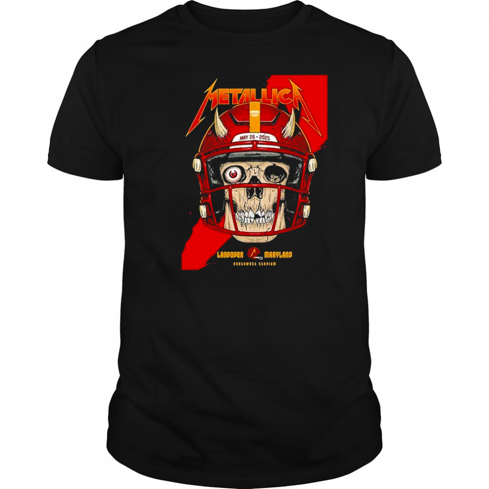 Metallica M72 Landover Pop Up Shop At Northwest Stadium In Washington DC United States On May 28 2025 shirt