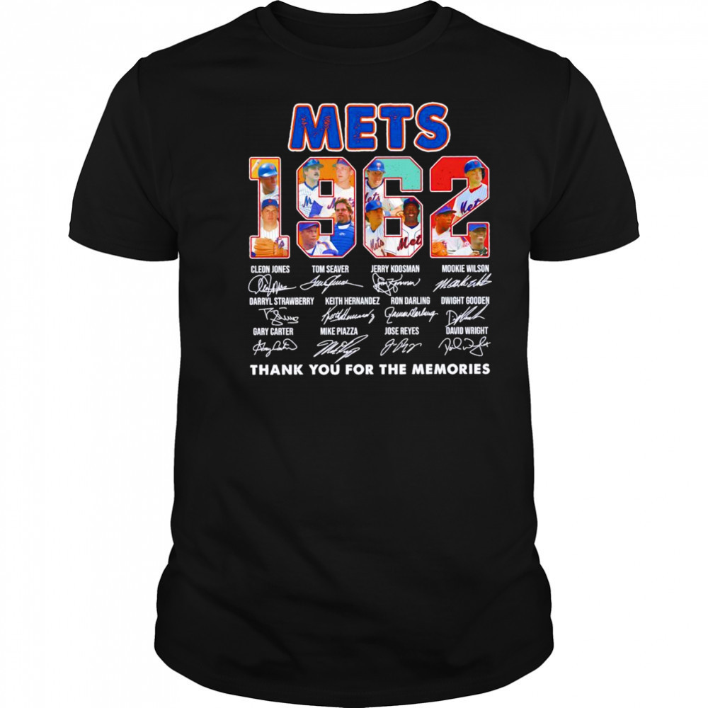Mets 1962 thank you for the memories shirt