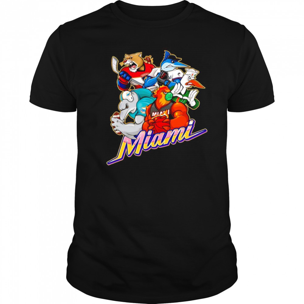 Miami sports mascot shirt