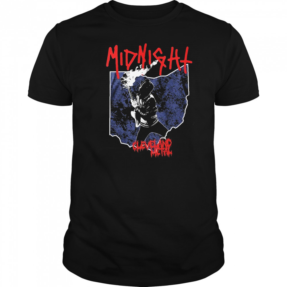 Midnight Cleveland Metal T-shirt
