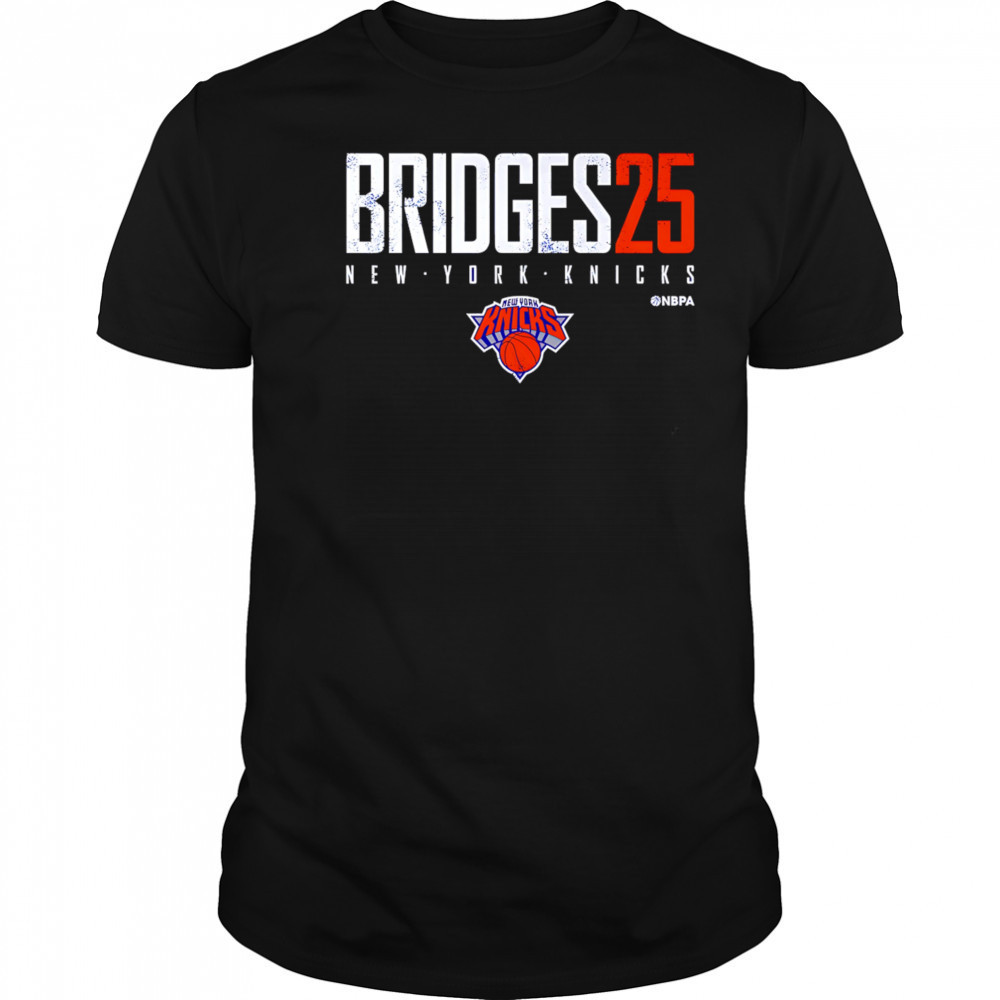 Mikal Bridges 25 New York Knicks shirt