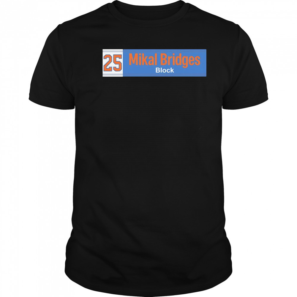 Mikal Bridges Block shirt