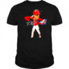Mike Trout Los Angeles Angels signature cartoon player shirt