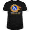 Millennium Falcon come to the Dodgers side shirt