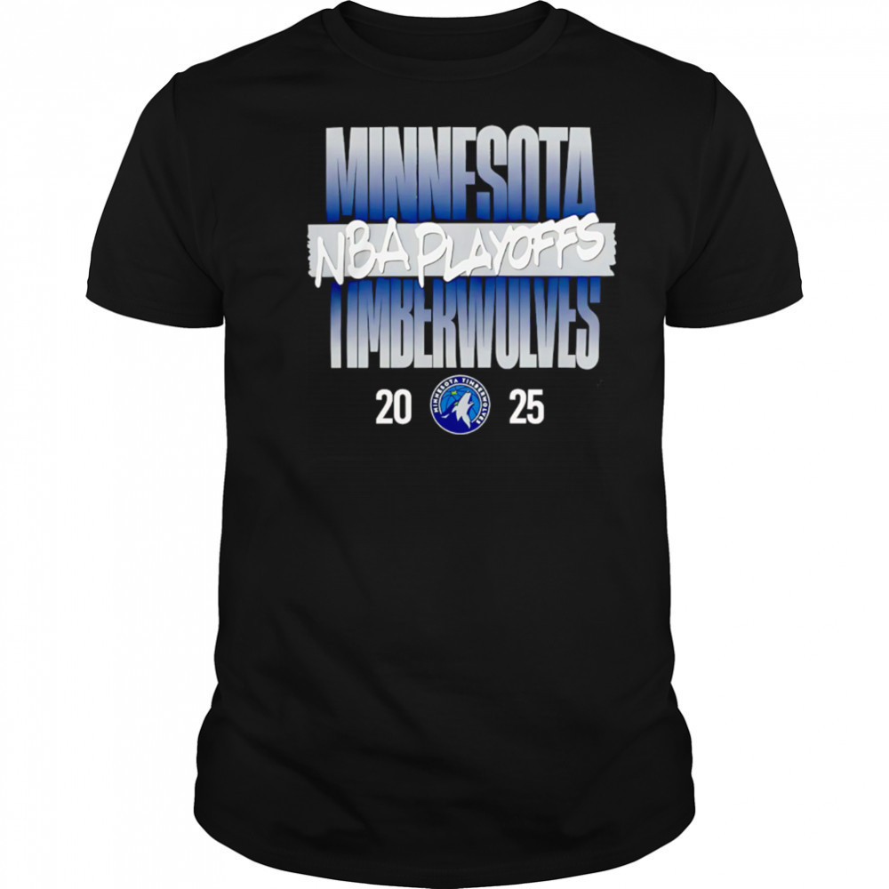 Minnesota Timberwolves NBA Playoffs 2025 simple shirt